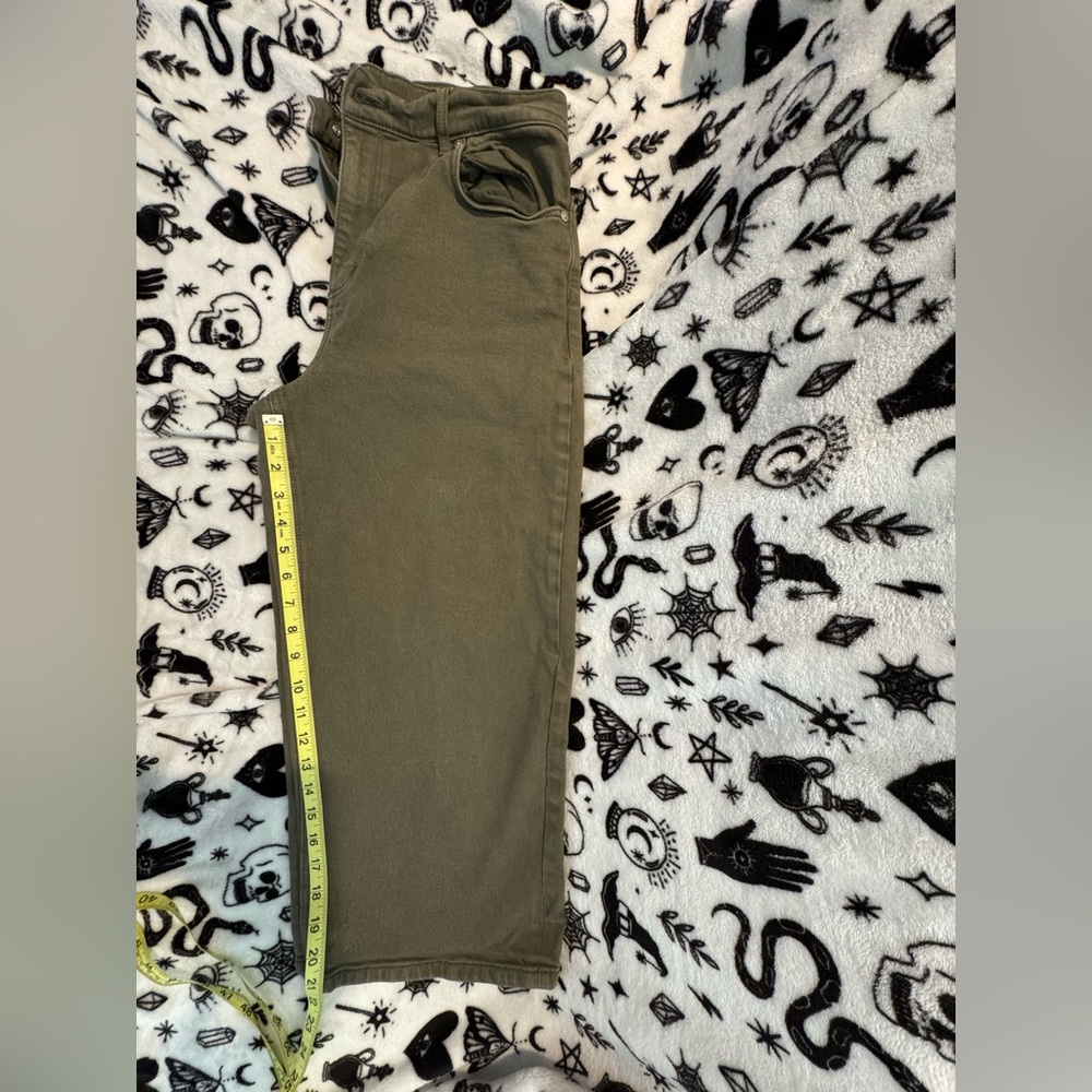 LOFT Khaki Green Trousers